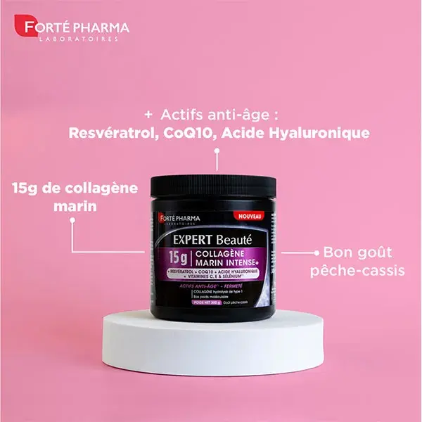 Forté Pharma Expert Beauté Collagène Marin Intense+ 15g CoQ10 Resvératrol 300g