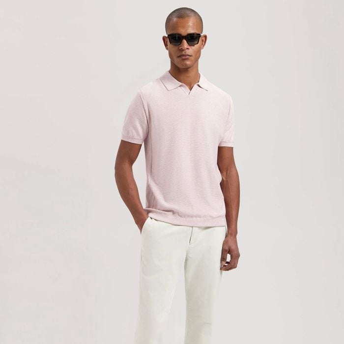 Dstrezzed The Mercury V-Neck Polo Heren