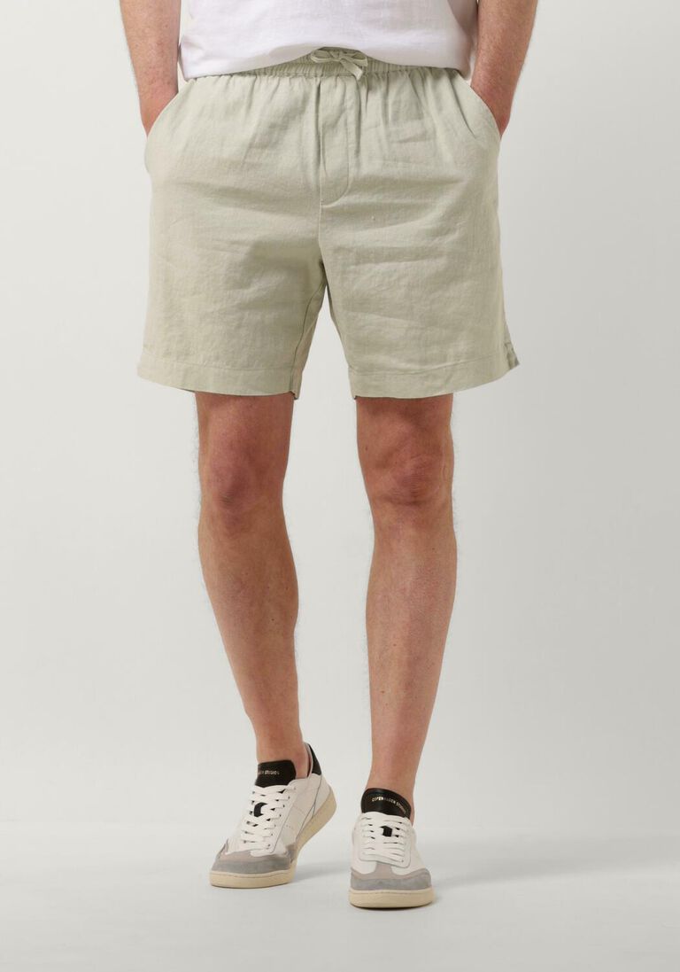 WOODBIRD mint woodbird korte broek wbbommy linen shorts
