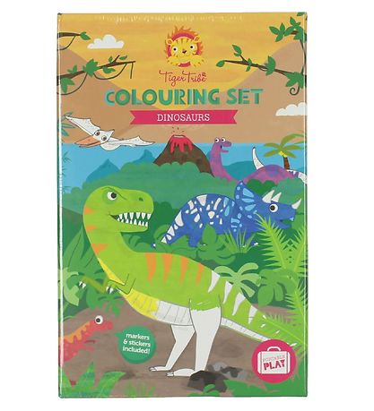 Tiger Tribe Buntstifte-Set - Dinosaurs