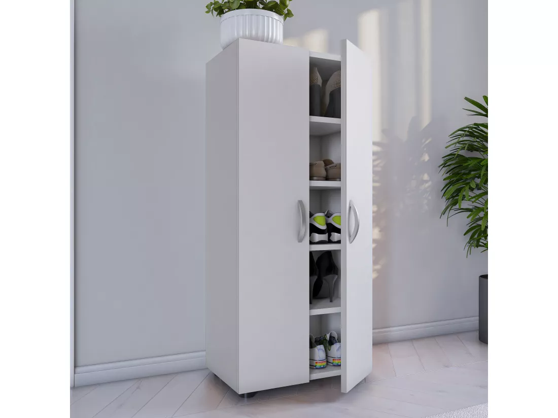XL Bois Grande armoire à chaussures Ulas 5