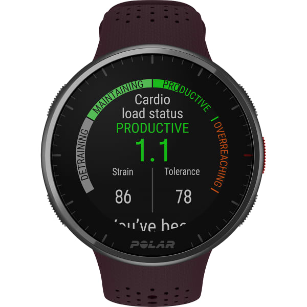 Montre cardio GPS POLAR PACER PRO MAROON