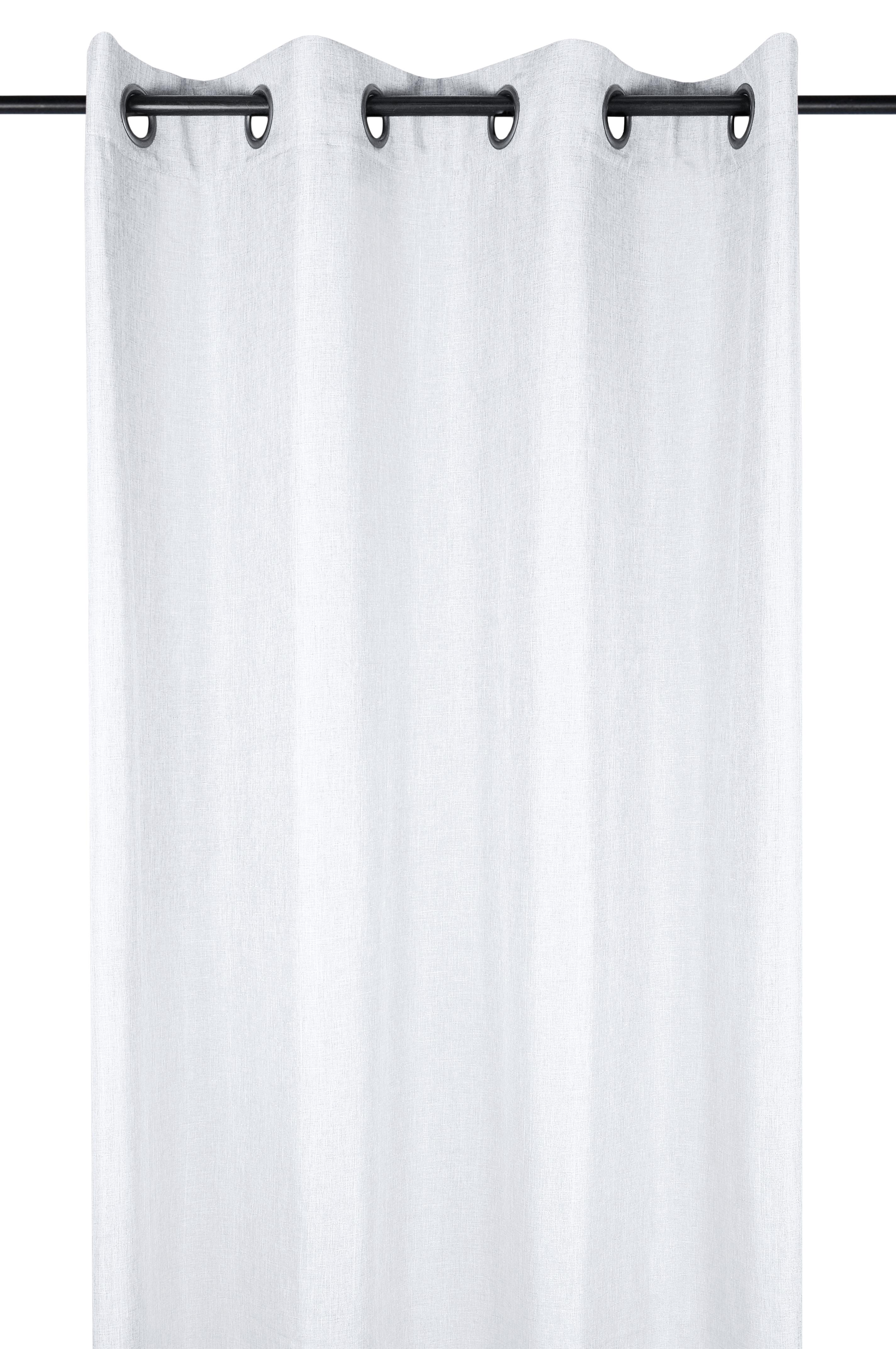 BEA RIDEAU OEILLETS 140X260CM BLANC