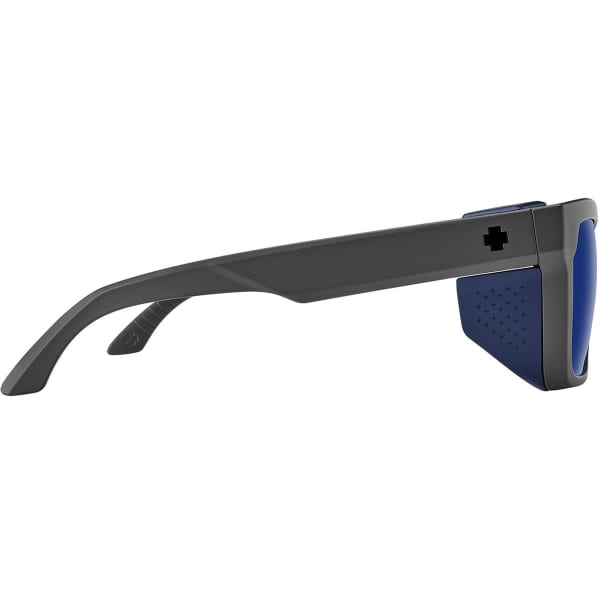 Lunette de soleil lifestyle SPY HELM TECH MATTE DARK GRAY HAPPY GRAY GREEN POLAR DARK BLUE SPECTRA MIRROR
