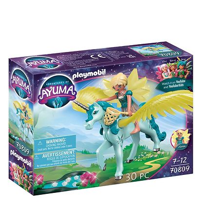 Playmobil Ayuma - Crystal Fairy Med Enhj?rning - 70809 - 30 Dele