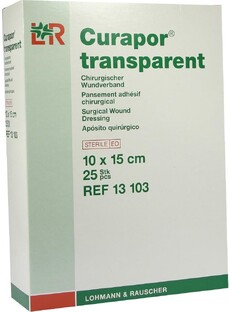 Lohmann & Rauscher Curapor Transparent Wondverband 10x15cm 25ST