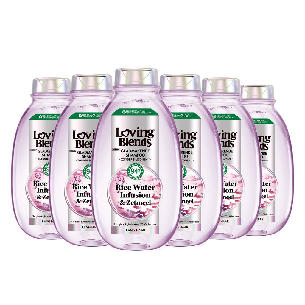 Rice Water shampoo - 6 stuks - voordeelverpakking
