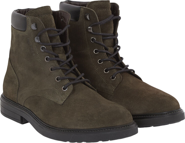 Tommy Hilfiger HILFIGER OUTDOOR SUEDE BOOT Warm military