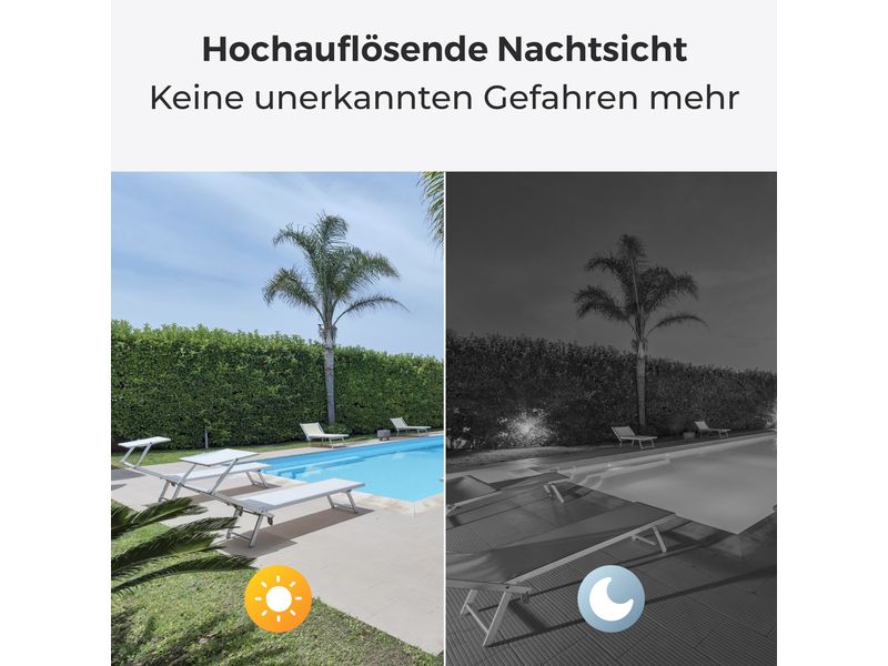 Reolink Netzwerkkamera E330 Weiss Kompakte & Smarte Indoor Kamera mit Schwenk & Neige