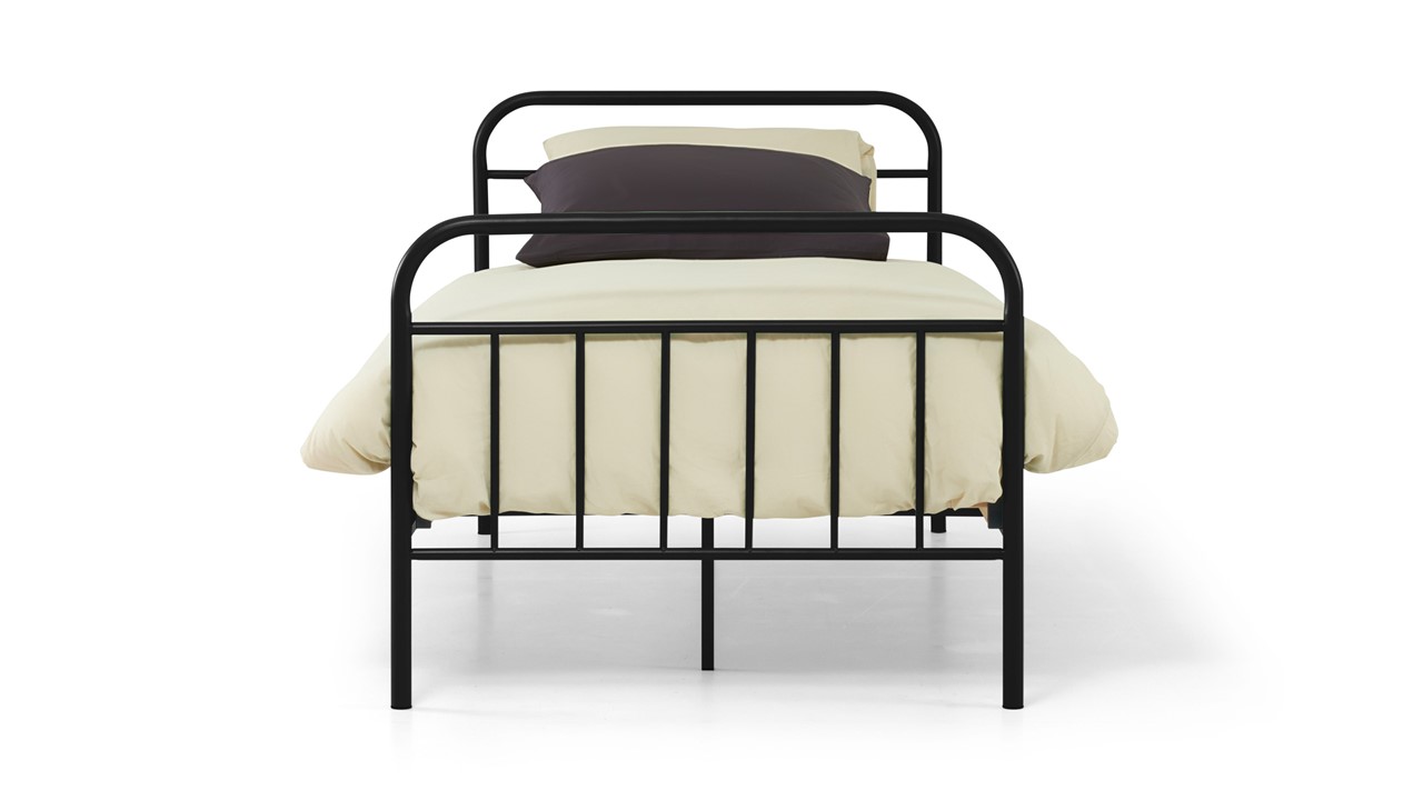 Bed Alex 1-persoons zwart