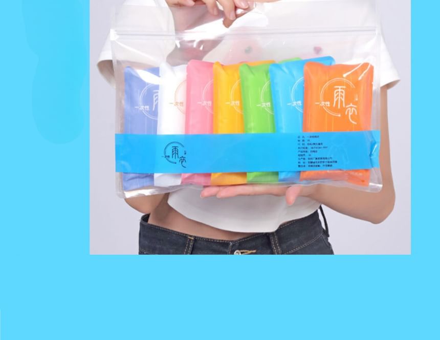 MyHome - Wegwerp plastic regenjas