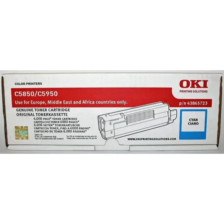 OKI Tonerkassette cyan, 6000 Seiten