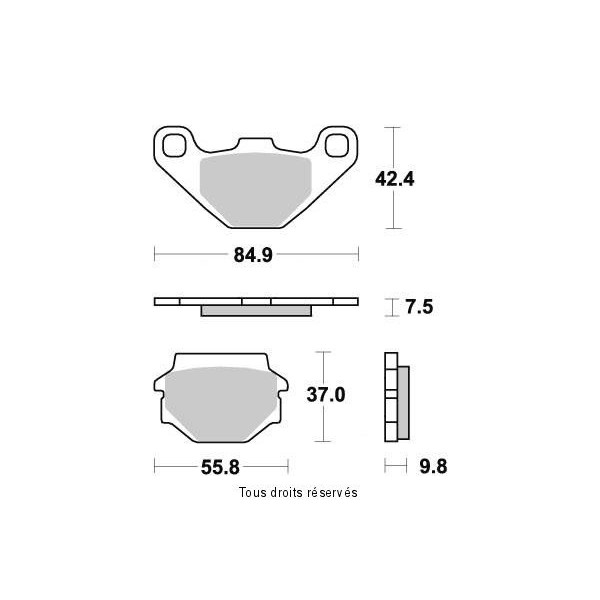 Sifam - Plaquettes de frein S1031N