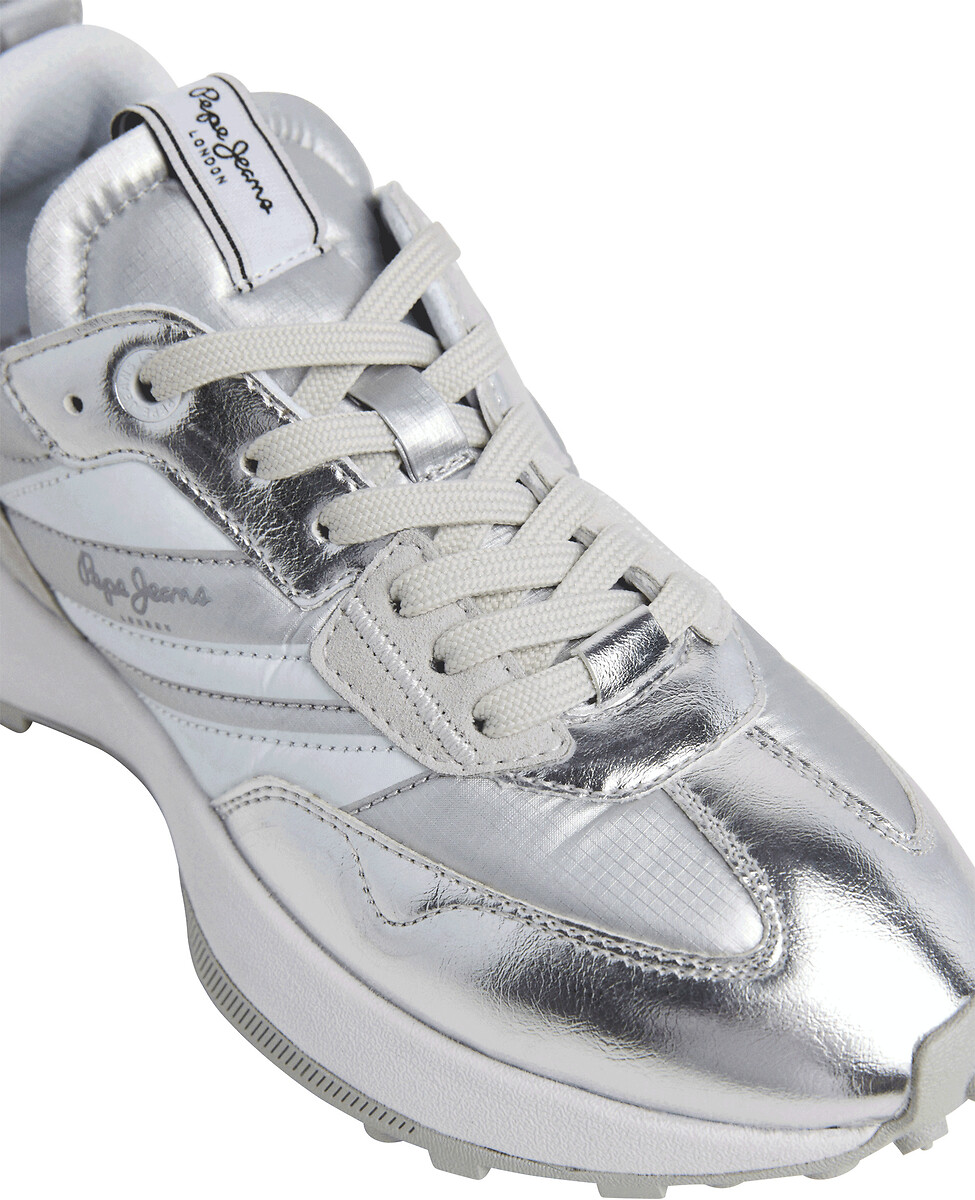 PEPE JEANS<br>Tênis baixo Lucky Metallic