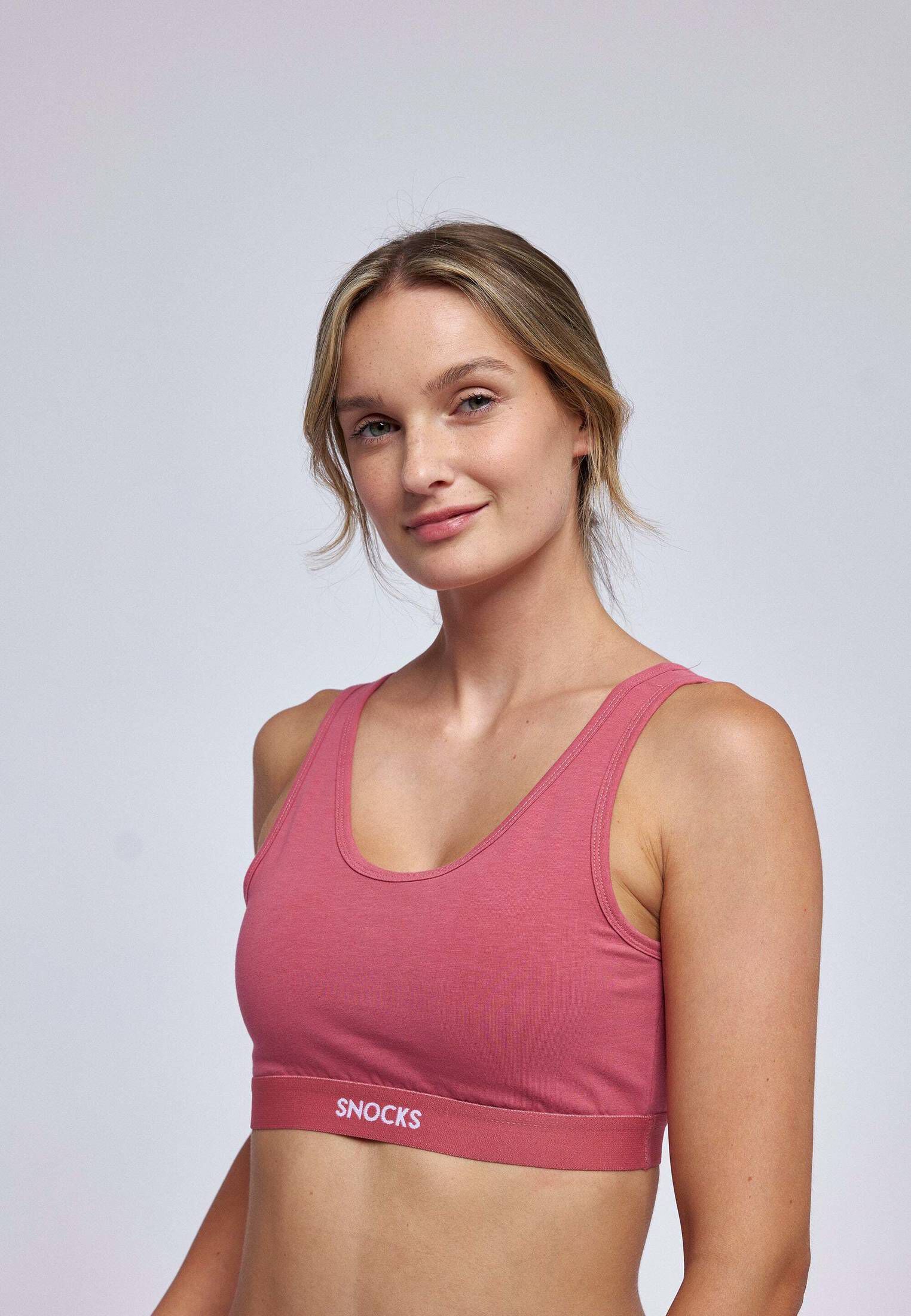 SNOCKS| Damen Soft BH aus Bio-Baumwolle