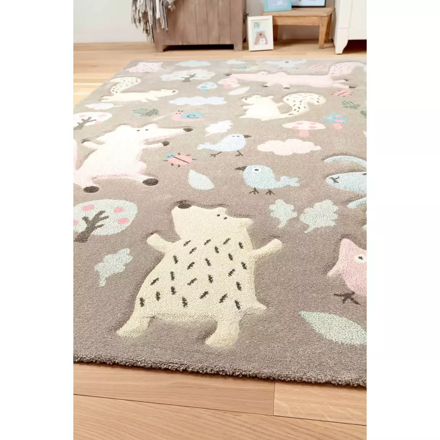 Sigikid Kinderteppich Forest beige