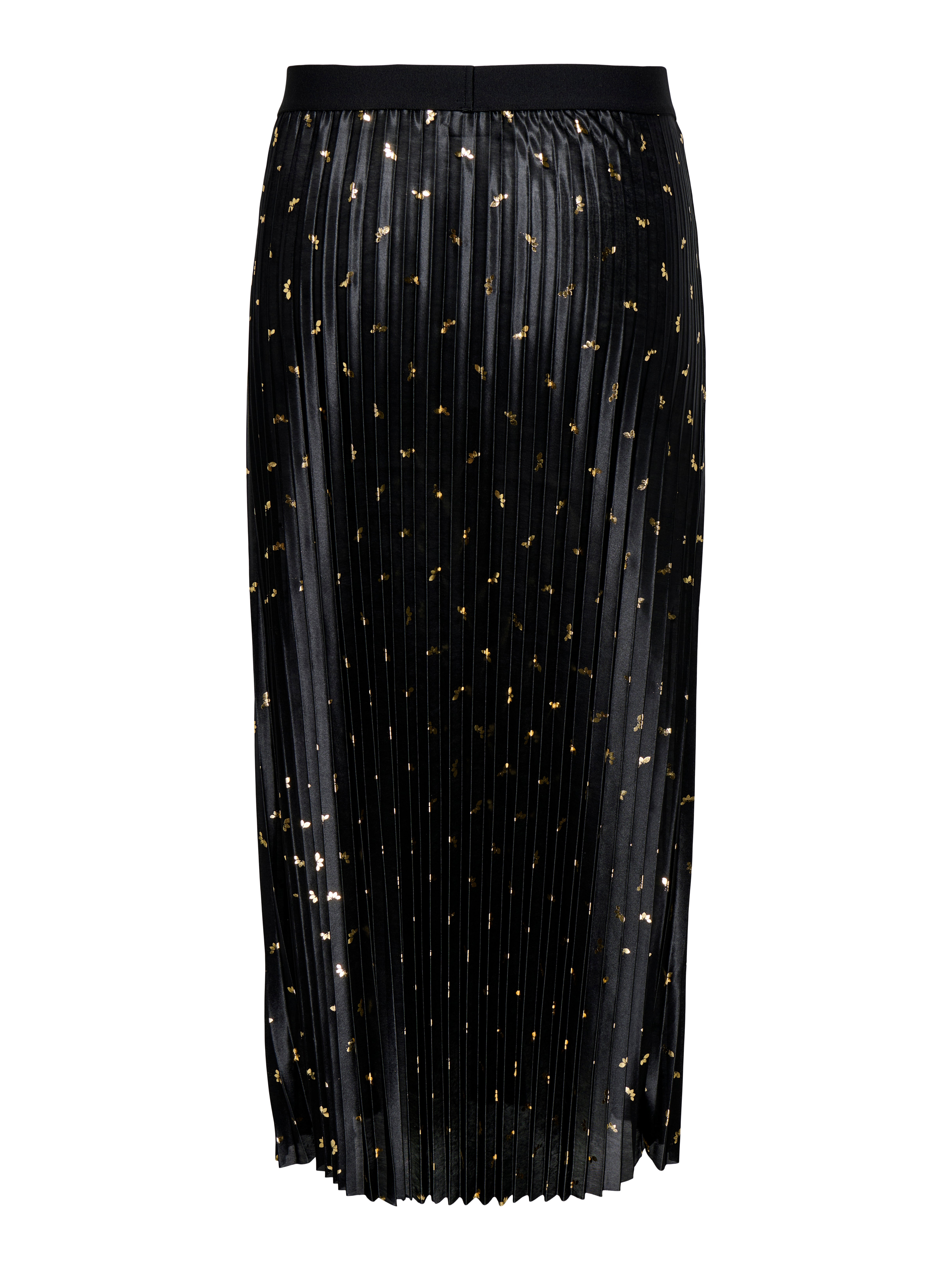 CARBILLA Plissierter Rock Black