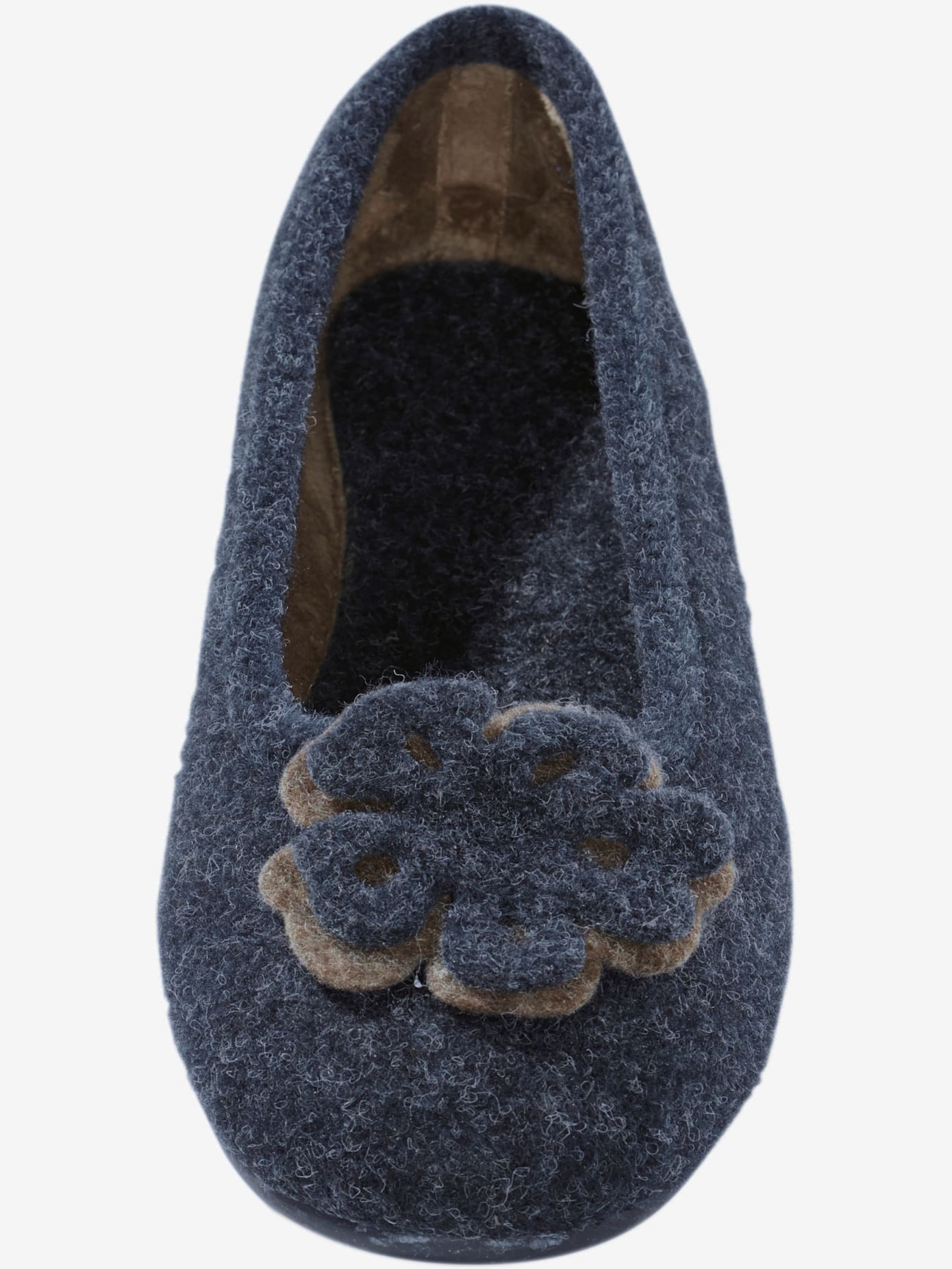 Chaussons application florale