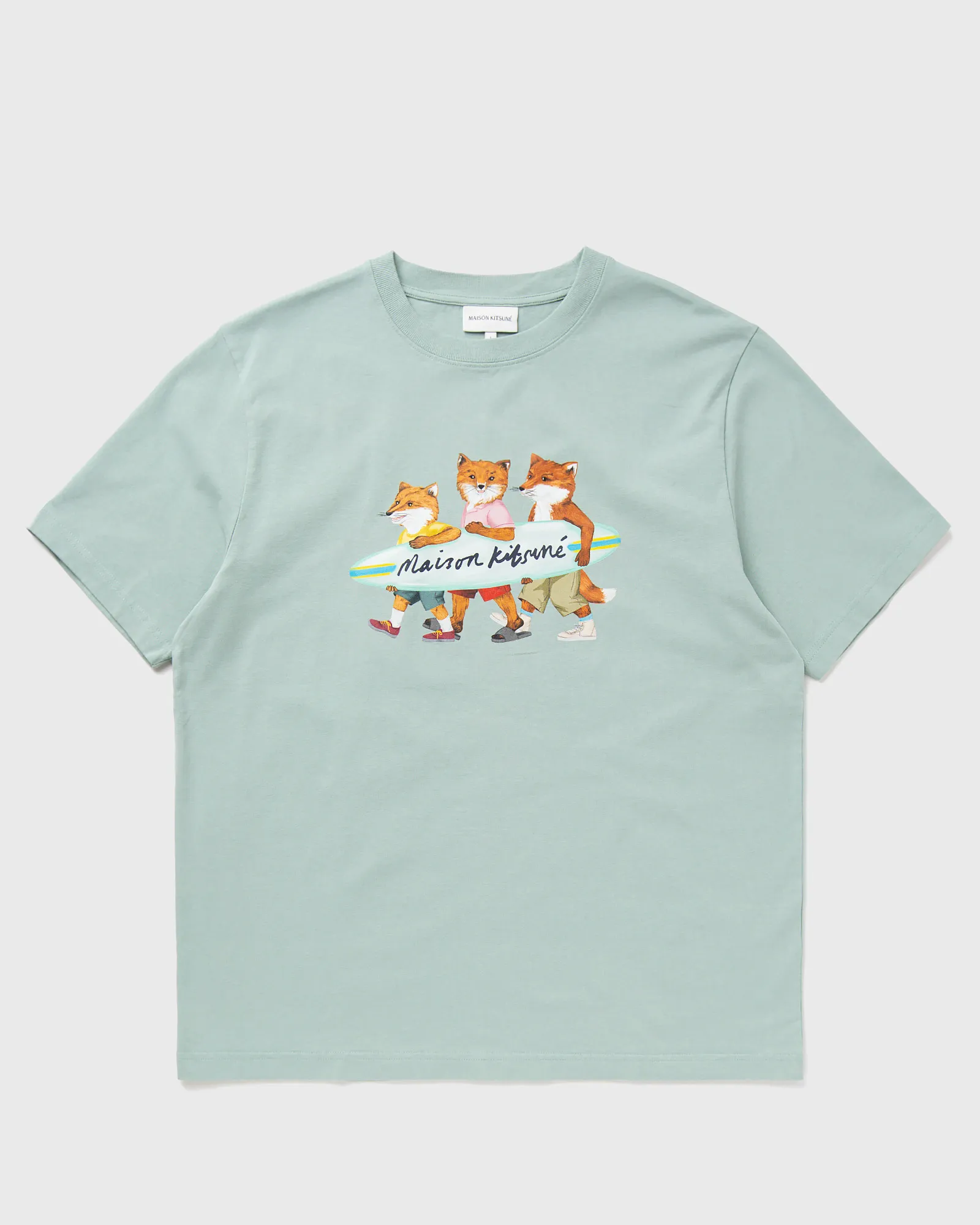 Maison Kitsune SURFING FOXES COMFORT TEE-SHIRT
