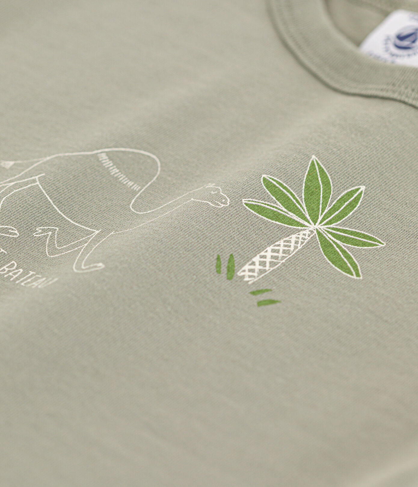 Tee-shirt manches courtes bébé en jersey avec motif