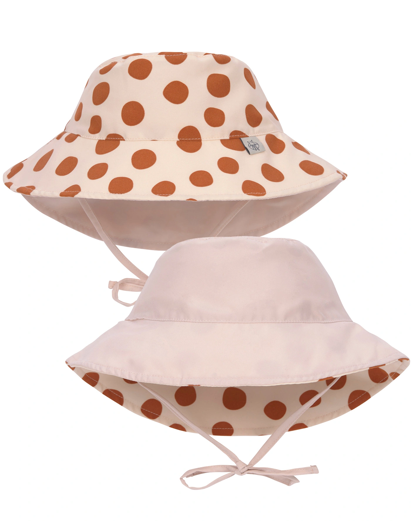 Wendehut DOTS mit Nackenschutz in powder pink