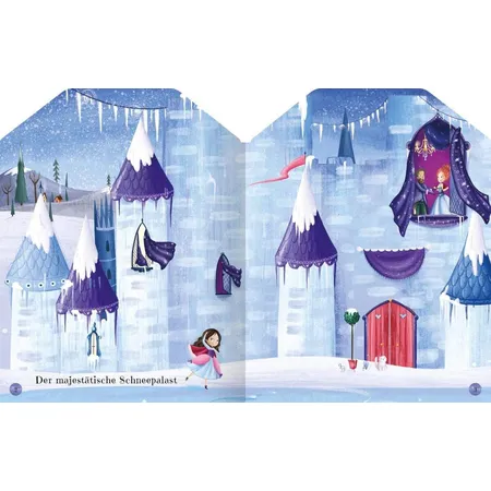 ars Edition Prinzessin Schneeflöckchen - Zauberhaftes Stickerbuch mit über 200 Stickern