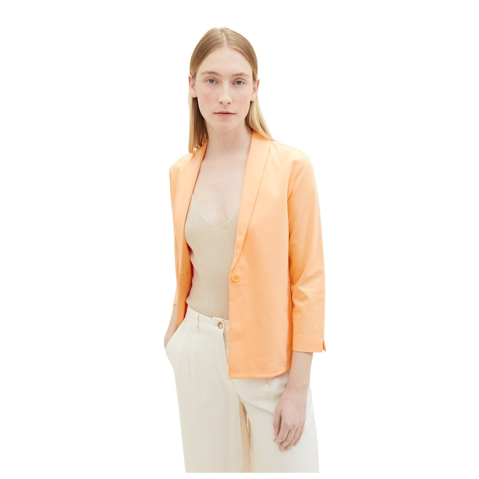 Tom Tailor Easy solid blazer