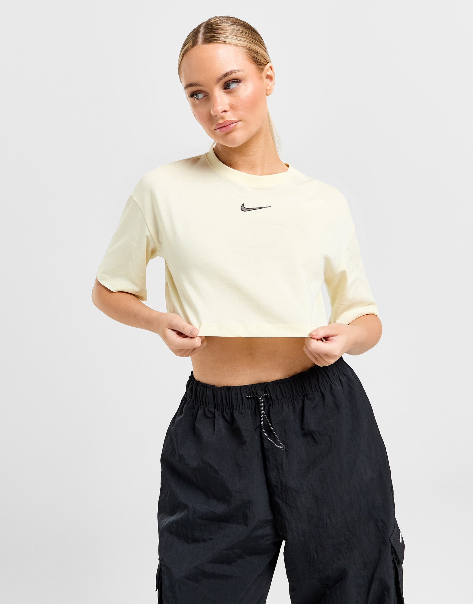 Nike Crop Top Swoosh Femme