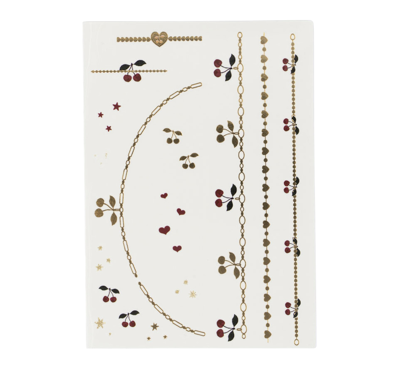 Schmuck Tattoos Cherry Gold