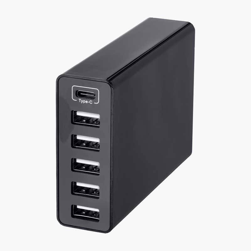 LADESTASJON, USB TYPE A  TYP C