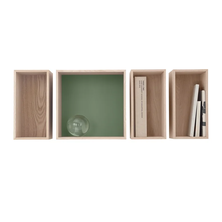 Muuto - Mini Stacked System  Regalmodul, large / Eiche
