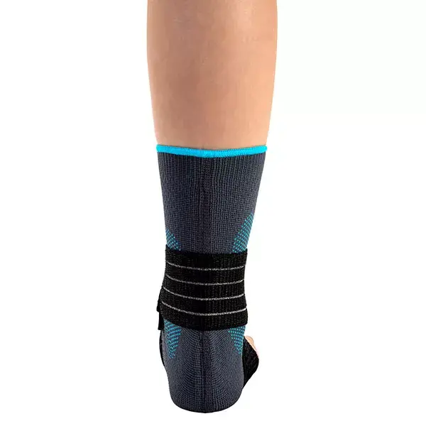 Sigvaris Mobilis MalleoActive Band Tornozeleira Proprioceptiva Tamanho XL Azul Cinza