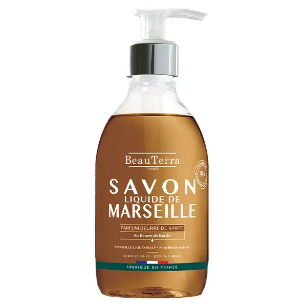 Beauterra Savon Liquide de Marseille Beurre de Karité 300ml