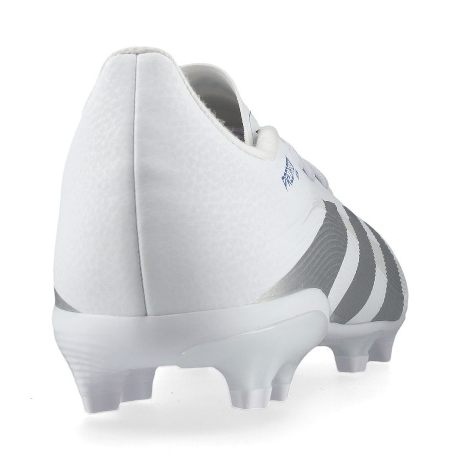 adidas Predator League FG/AG Polar Victory - Blanc/Argenté/Bleu Enfant