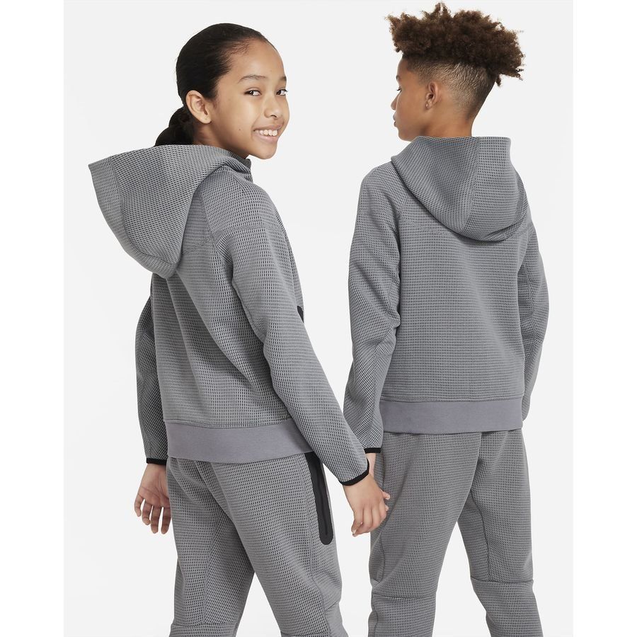 Nike Sweat à Capuche NSW Tech Fleece Winterized FZ - Gris/Noir Enfant
