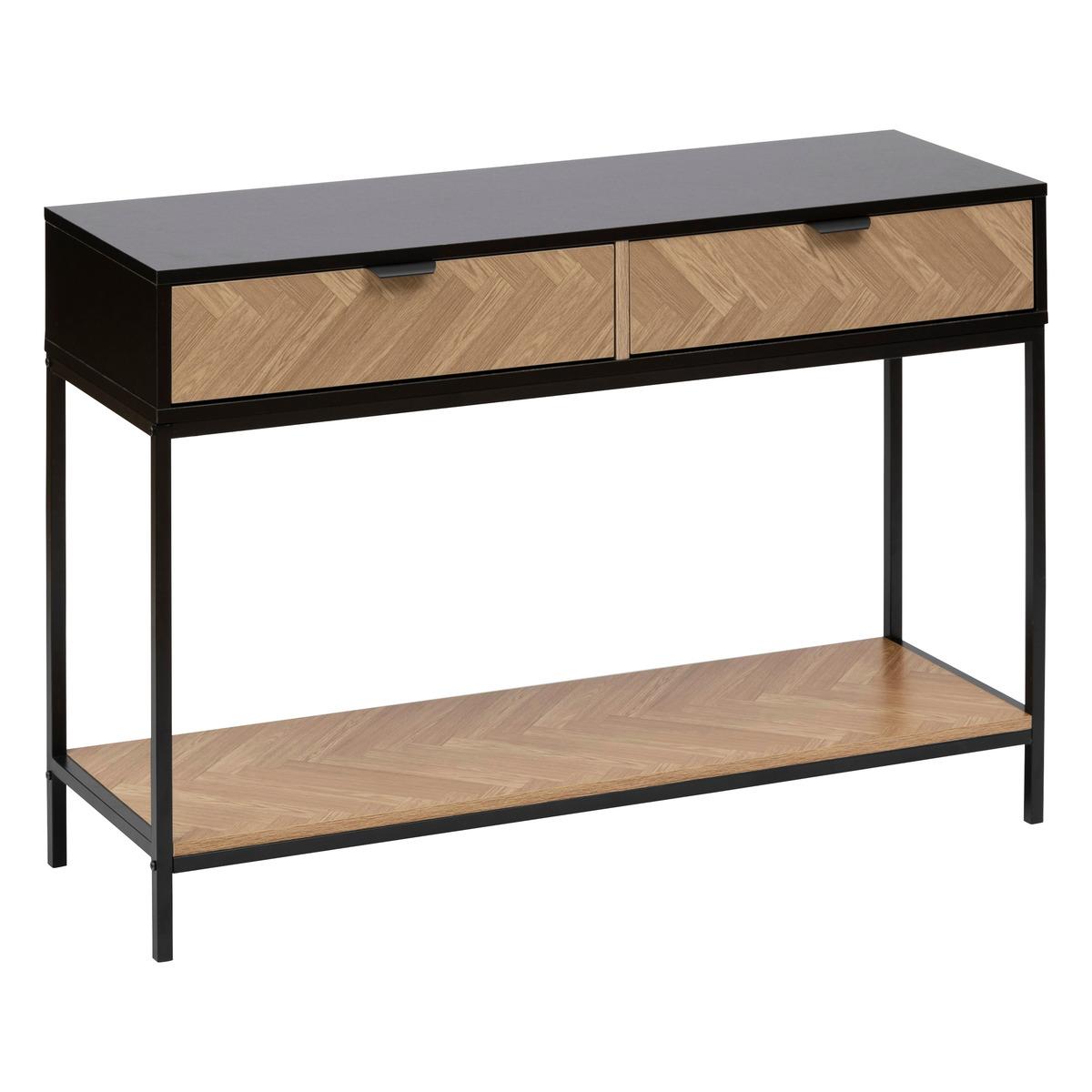 CONSOLE CHEVRONS D.110X35X75CM