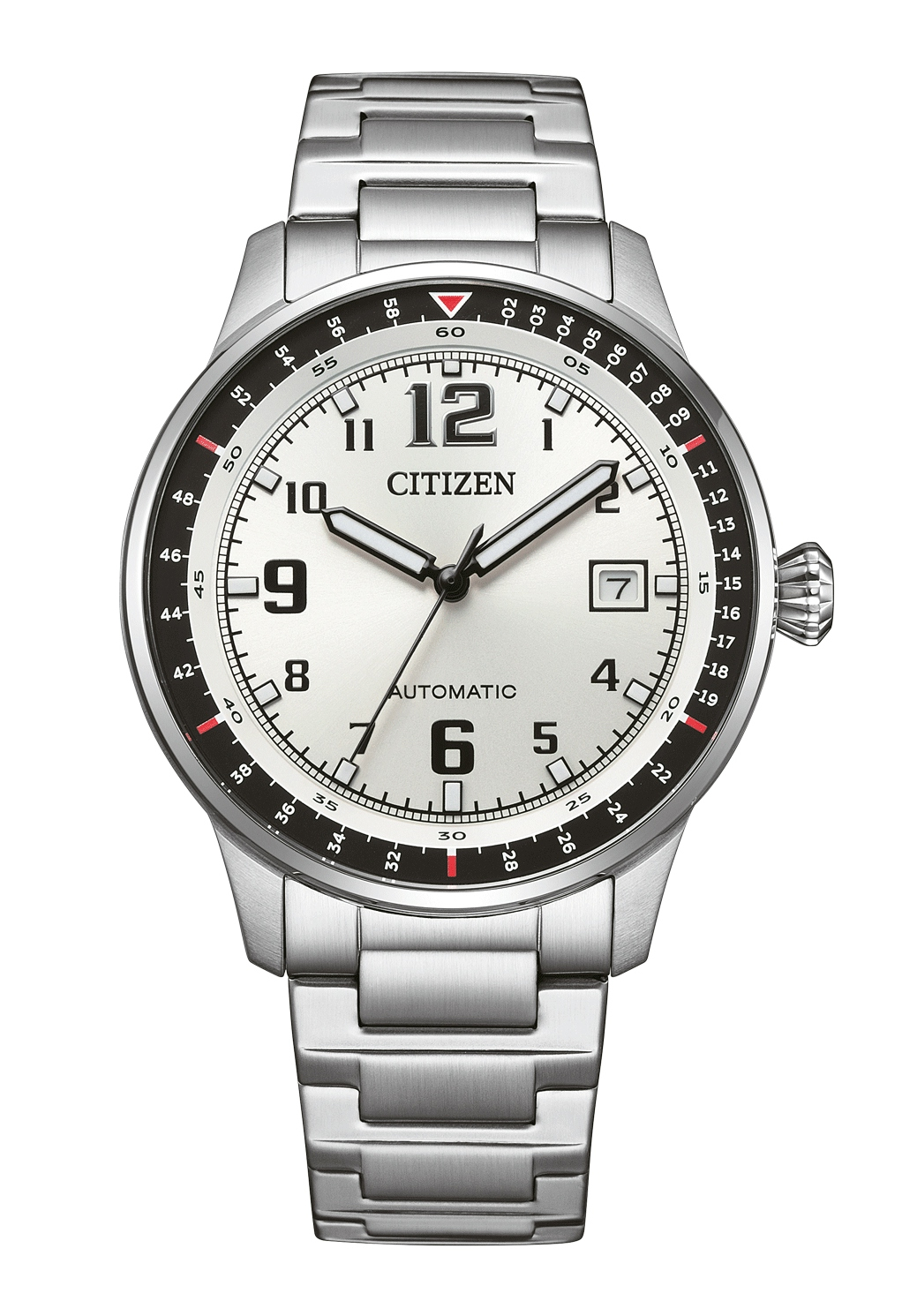 Citizen Urban Military Automatik Herrenuhr weiß NJ0190-51A