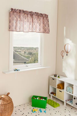 Alice & Fox Gardin 50x120, Rosa Ballong