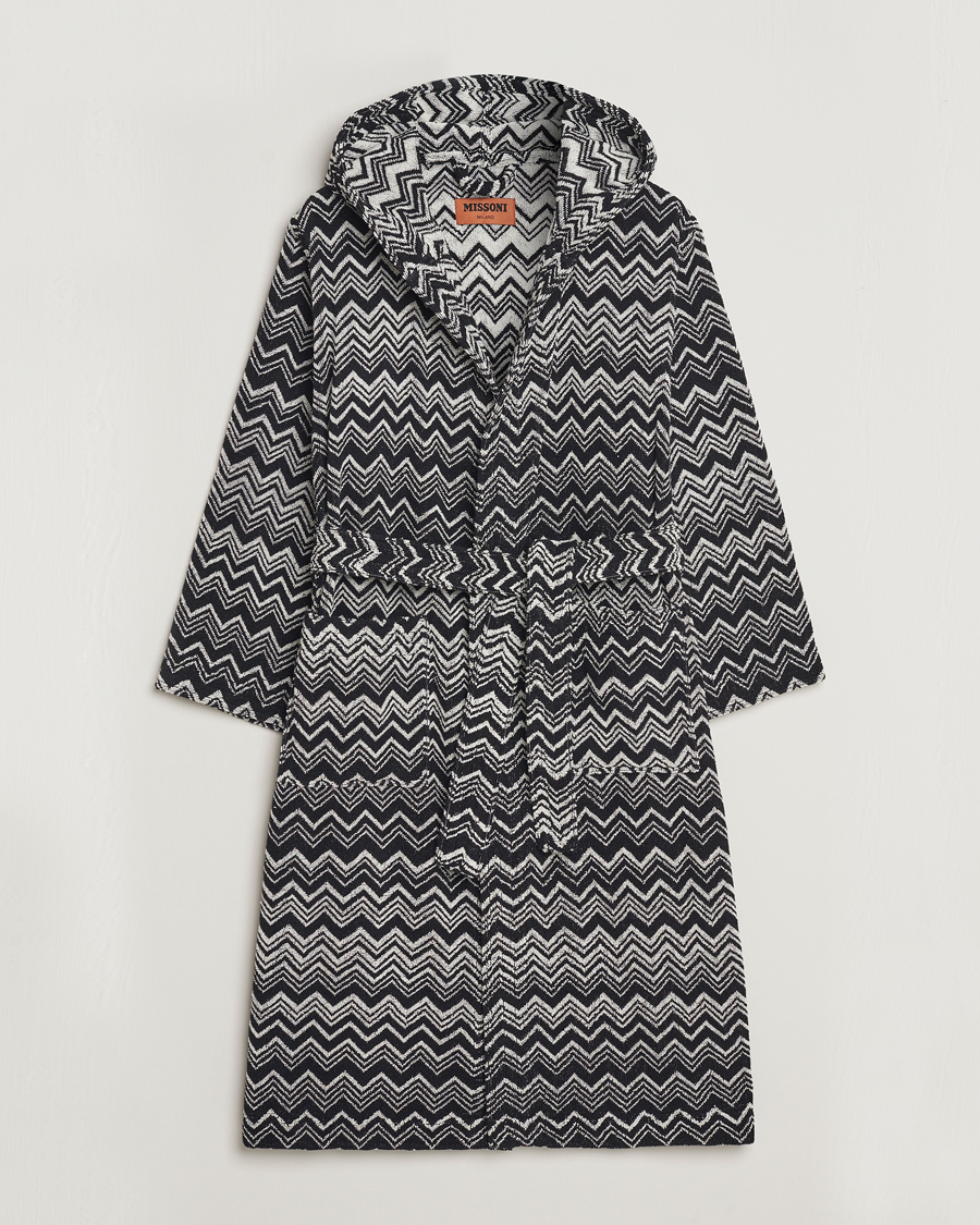 Missoni Home Keith Bathrobe Grey/Black