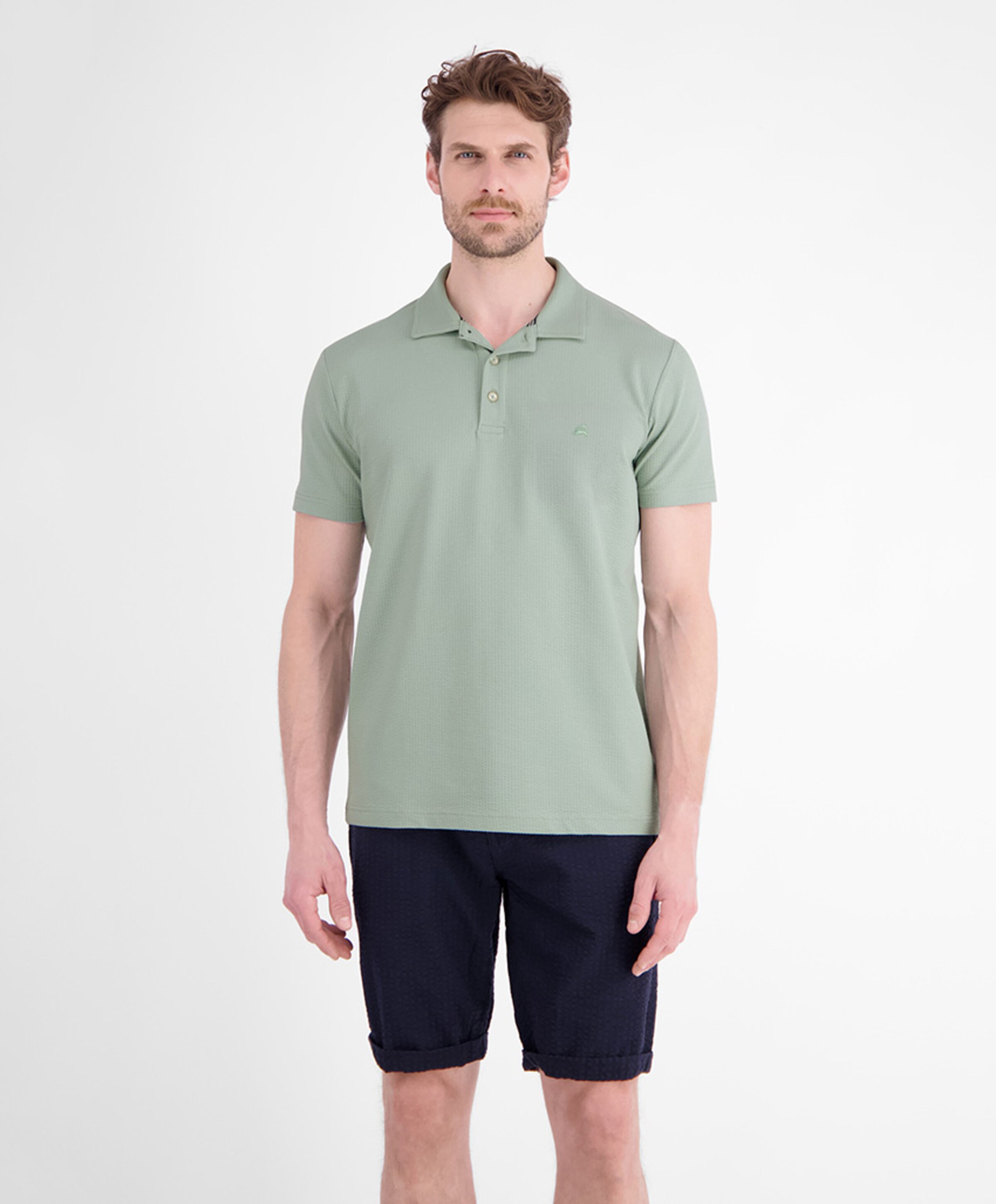 Lerros Heren polo groen