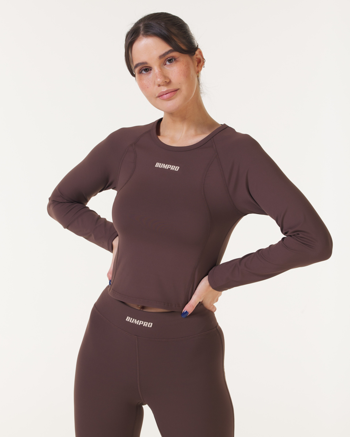 Bumpro Future Court Long Sleeve Brown Chocolate