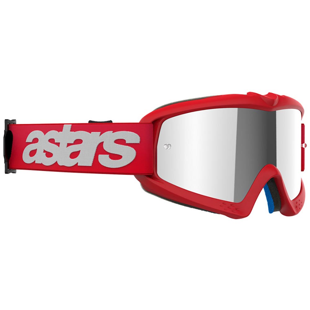 Alpinestars - Masque enfant Vision Youth Blaze Mirror Rouge / Blanc / Noir / Argent