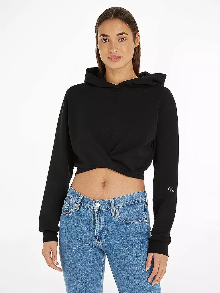 CALVIN KLEIN JEANS Kapuzensweater - Hoodie schwarz