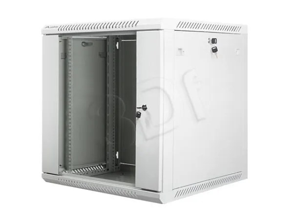 Lanberg - Rack kabinet - vægmonterbar - grå, RAL 7035 - 12U - 19