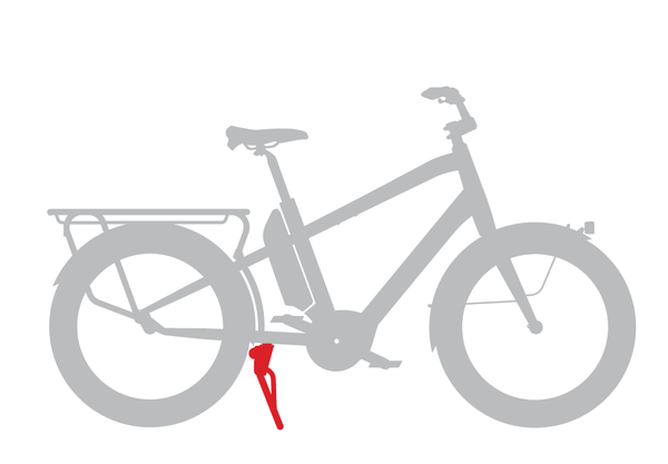 DUAL KICKSTAND HEAVY DUTY Doppelständer  schwarz