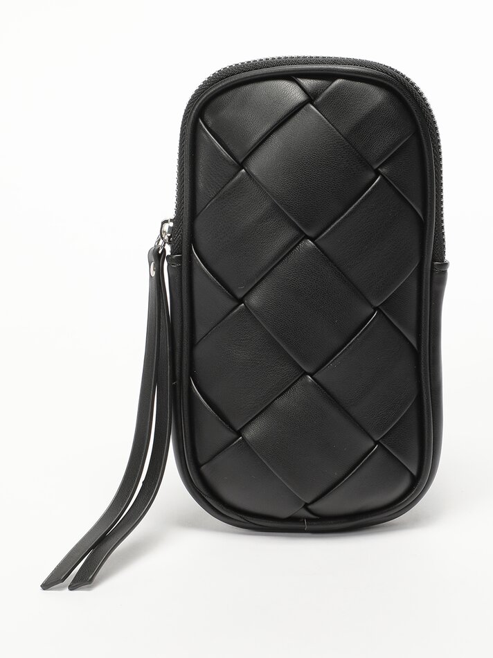 Capa acolchoada para celular - Preta