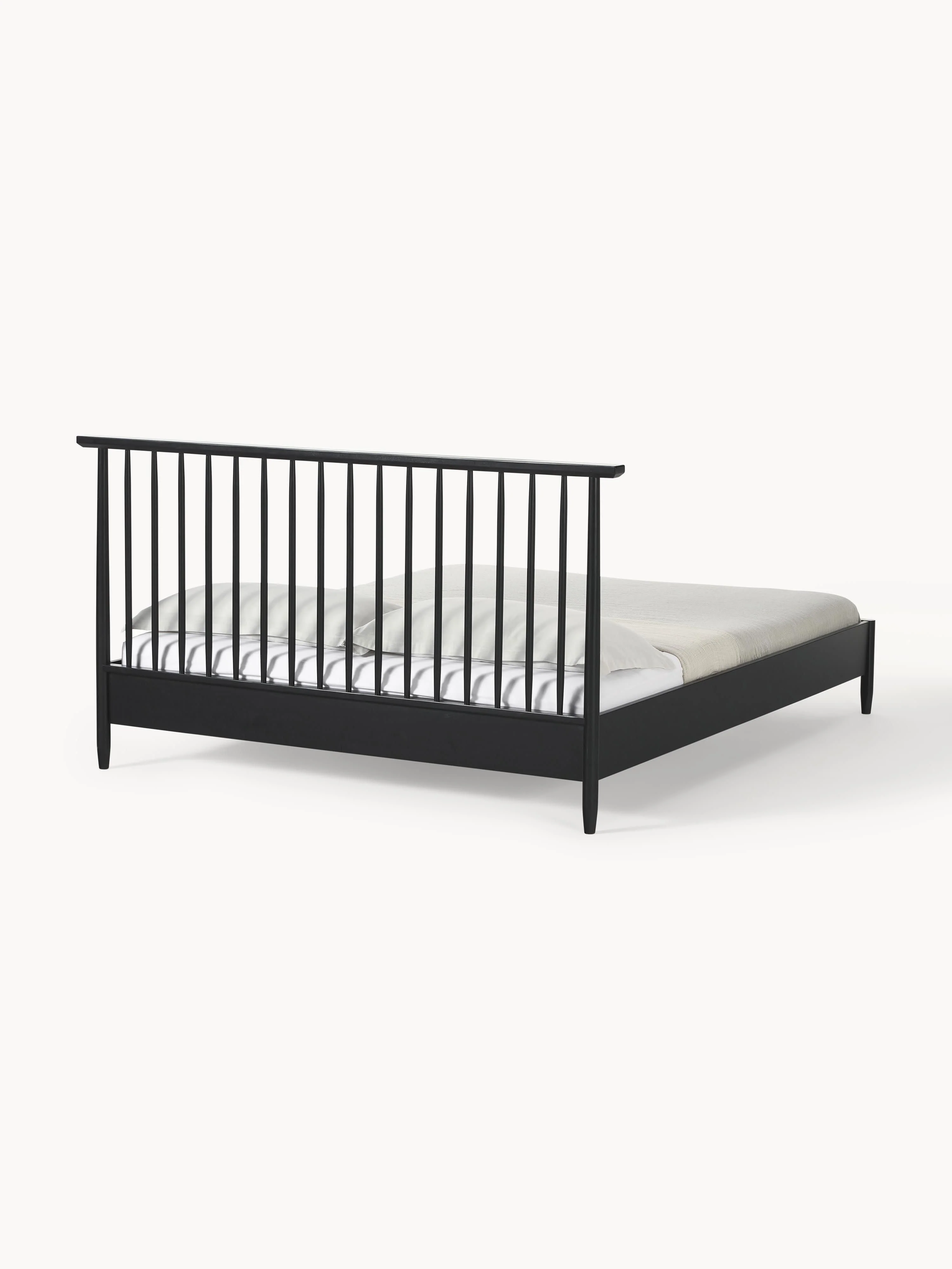 Houten bed Windsor met hoofdeinde van grenenhout