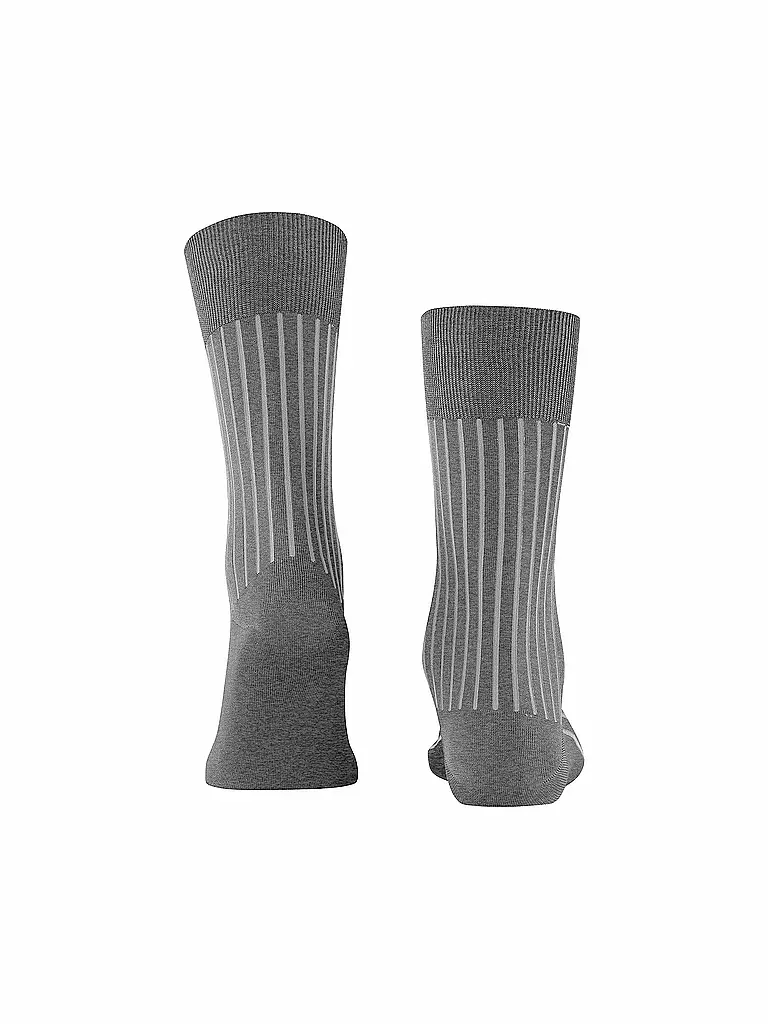 FALKE Socken SHADOW steel mel hellgrau