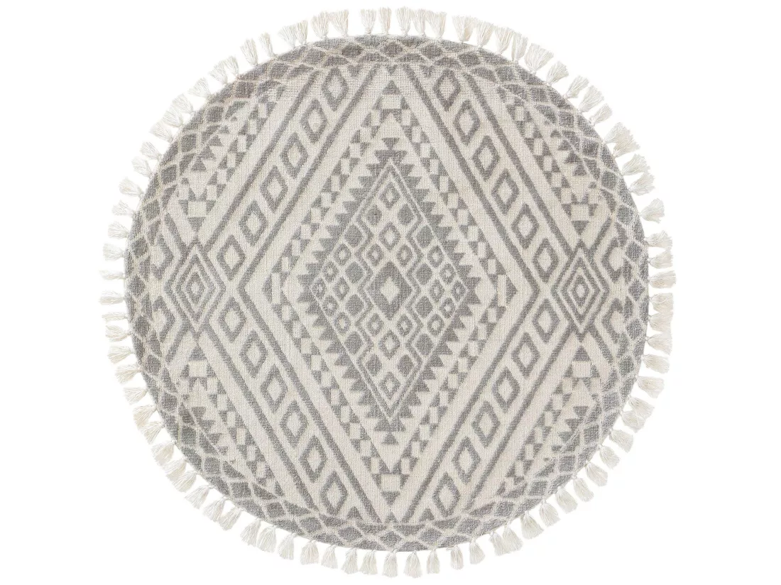 Tapis rond Elias Gris ø 150 cm rond
