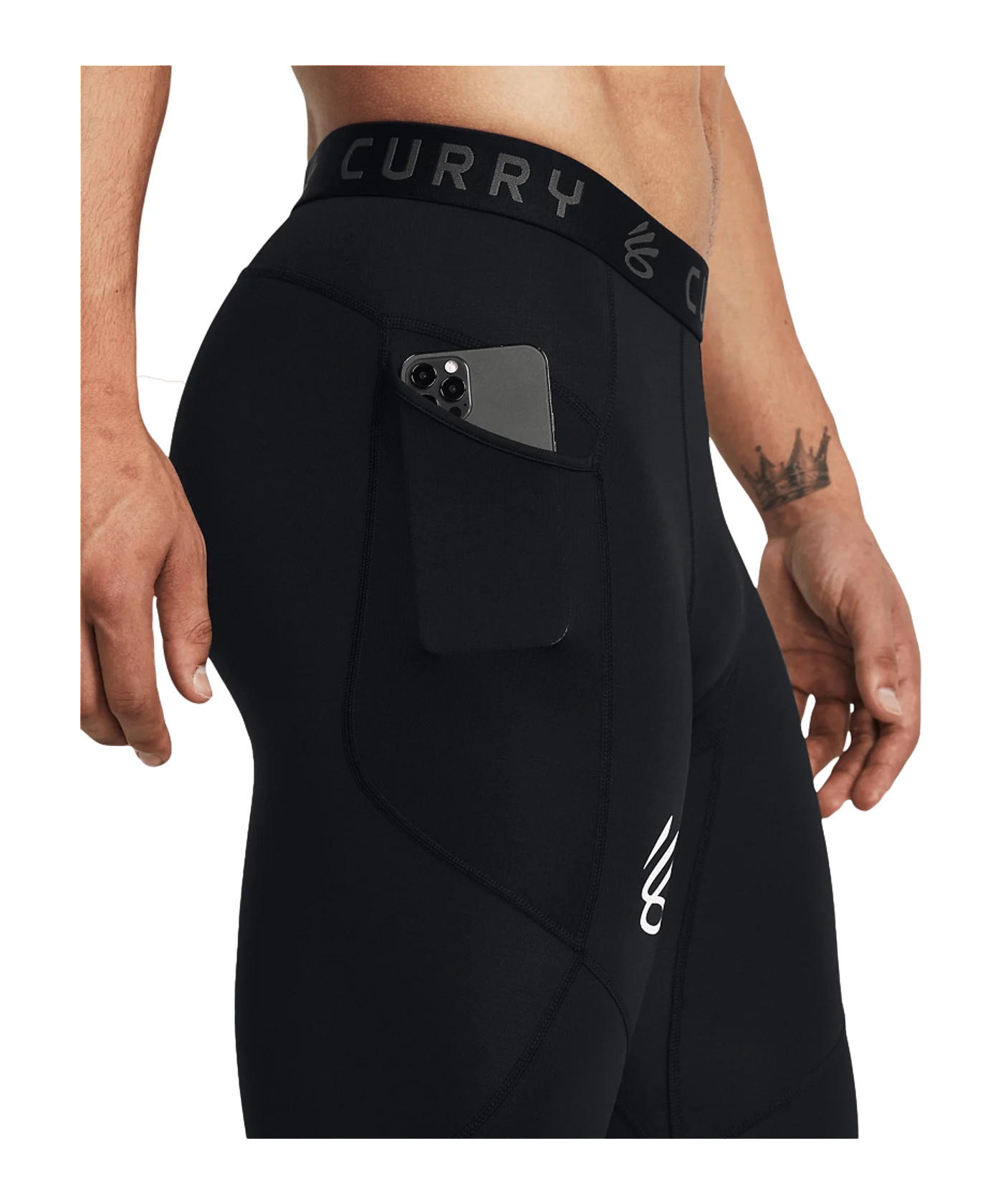 Under Armour Curry 3/4 Underwear Tight Schwarz F003